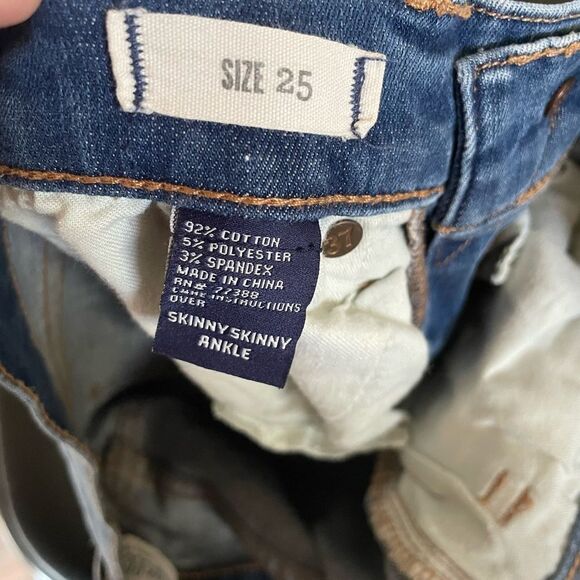 MADEWELL Skinny Skinny Ankle Jeans Size 25 - Picture 7 of 7